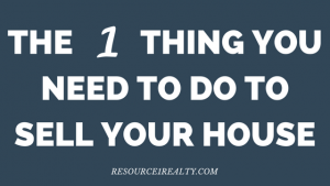 The 1 thing you need to do to sell your house