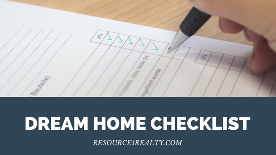 Dream Home Checklist