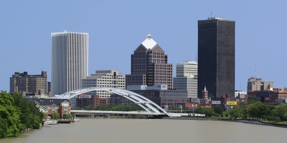 Rochester NY city skyline